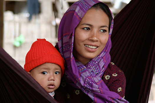 [Photo: Mother and Child]