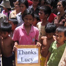 [Photo: Thanks from Cambodia]