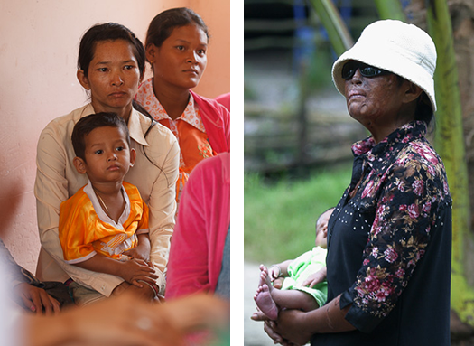 [Photo: Mothers in Cambodia]